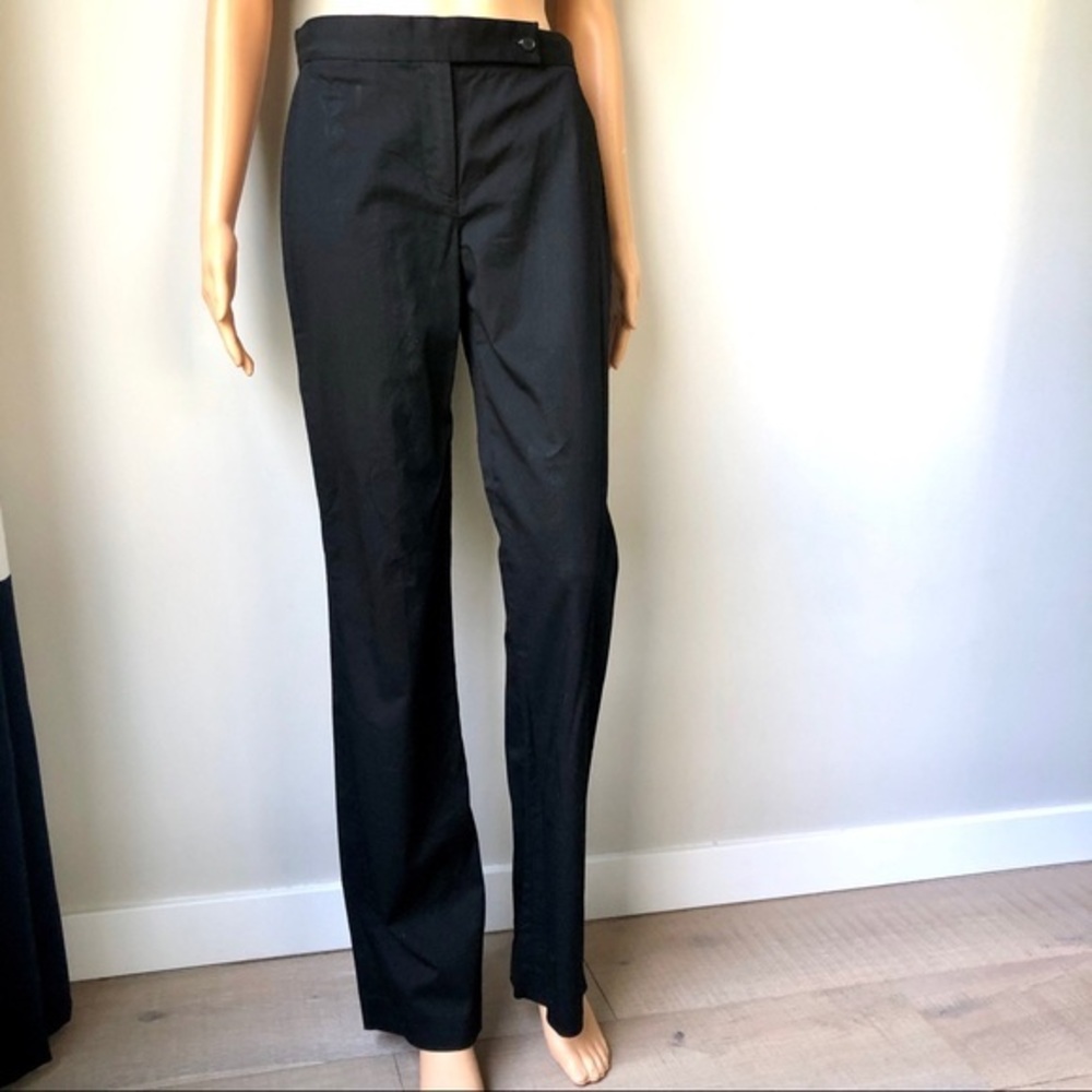 DKNY black straight leg pants size 6
